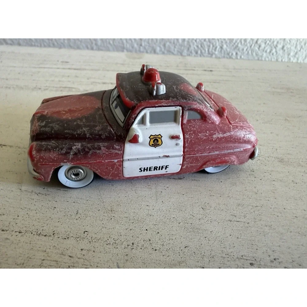 Disney‎ Pixar Cars Sheriff Car Police T5645 LOOSE-3In….41
